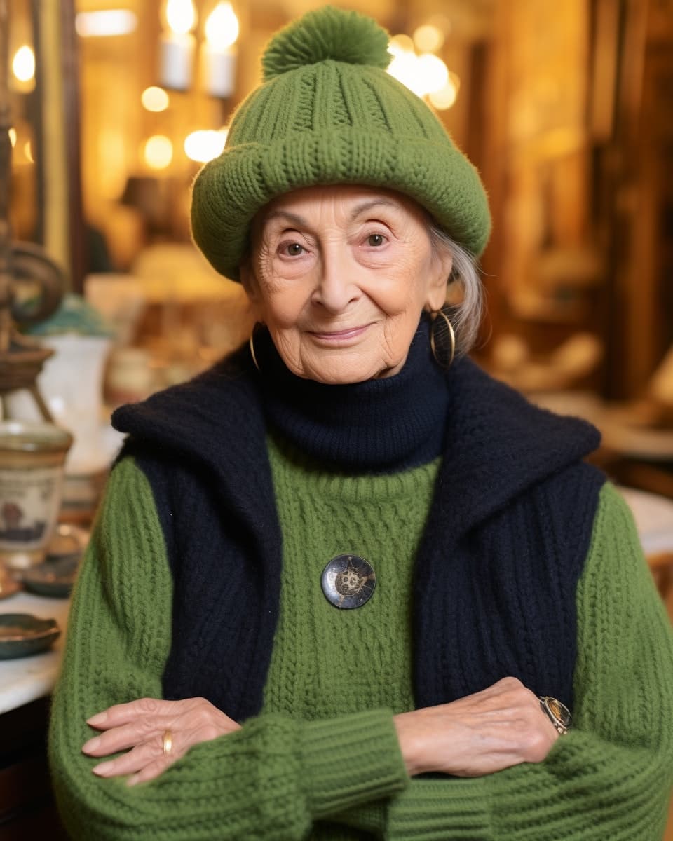 Grandmother in Green